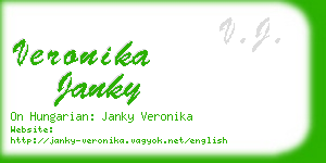 veronika janky business card